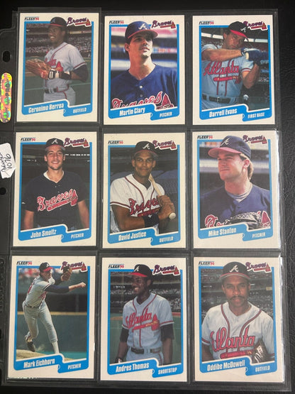 Atlanta Braves 70 + Different Lot Varations of Braves from years 1975-