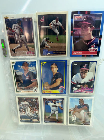 Clevland Indians/ Guardians Lots (9) Card with multiple varations to c