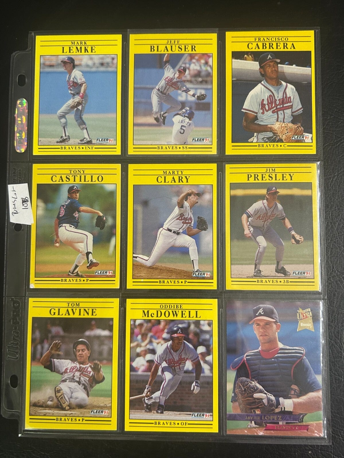 Atlanta Braves 70 + Different Lot Varations of Braves from years 1975-
