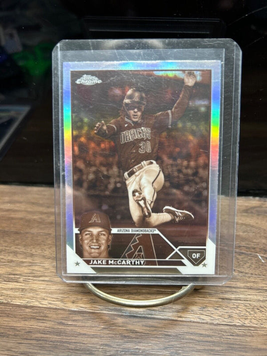 2023 Topps Chrome Jake McCarthy Sepia Refractor #86 Arizona Diamondbac