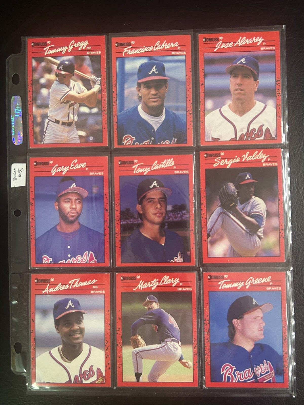 Atlanta Braves 70 + Different Lot Varations of Braves from years 1975-