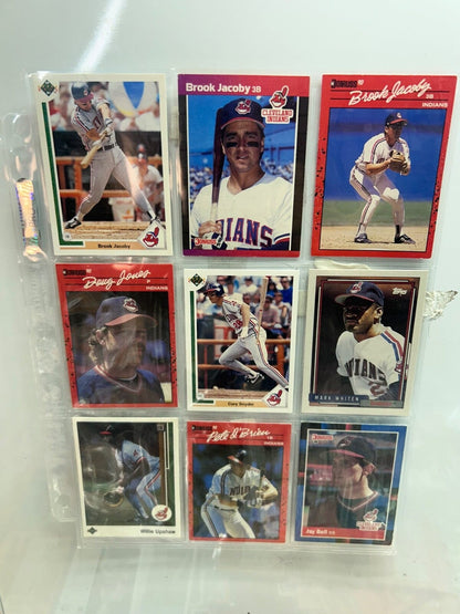 Clevland Indians/ Guardians Lots (9) Card with multiple varations to c