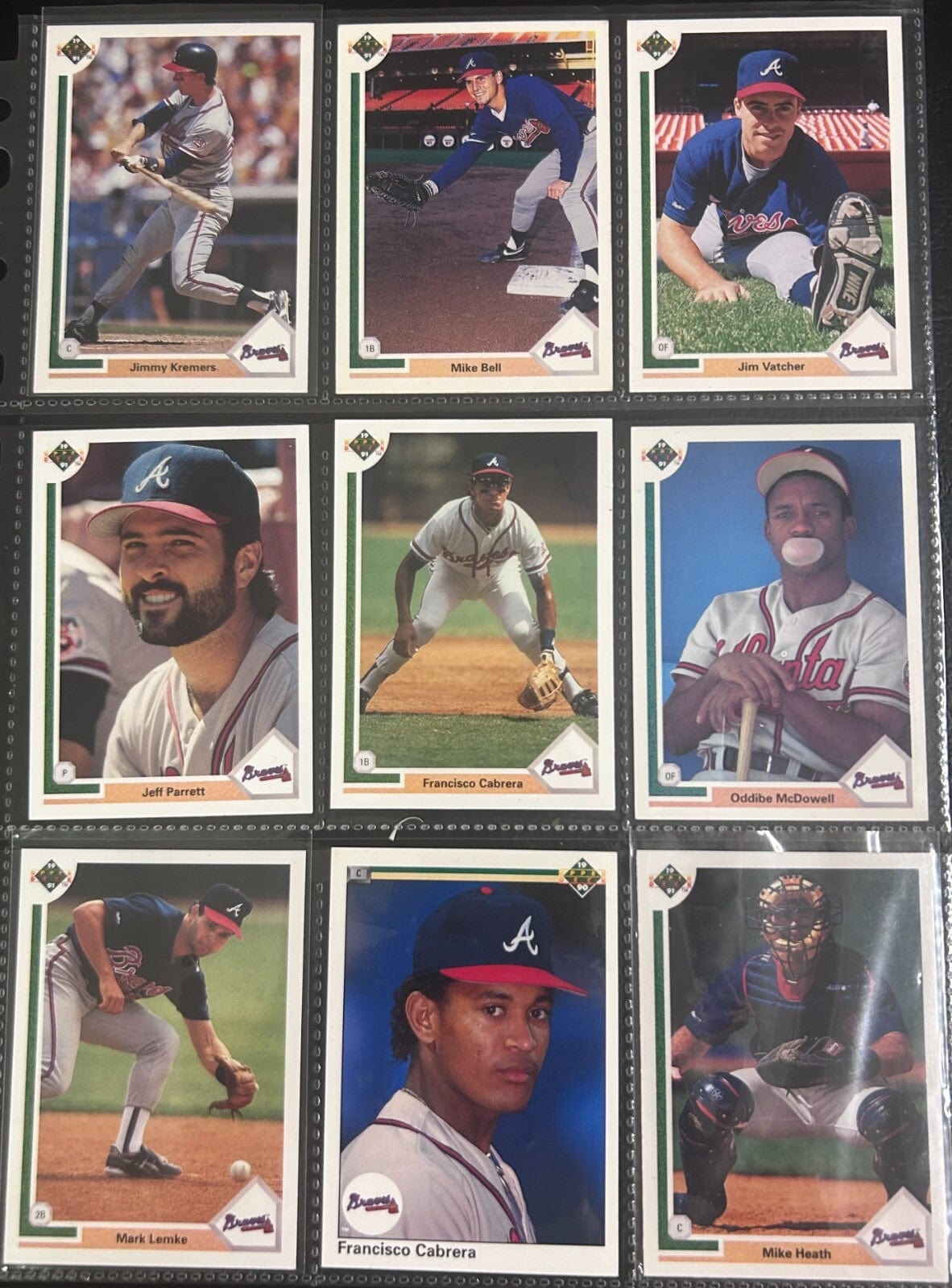 Atlanta Braves 70 + Different Lot Varations of Braves from years 1975-
