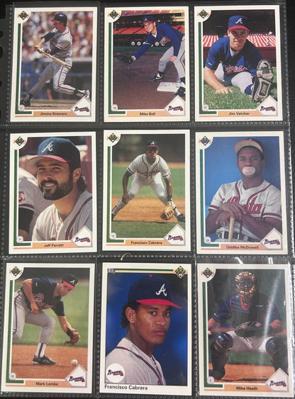 Atlanta Braves 70 + Different Lot Varations of Braves from years 1975-
