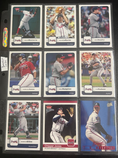 Atlanta Braves 70 + Different Lot Varations of Braves from years 1975-