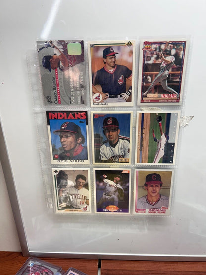 Clevland Indians/ Guardians Lots (9) Card with multiple varations to c