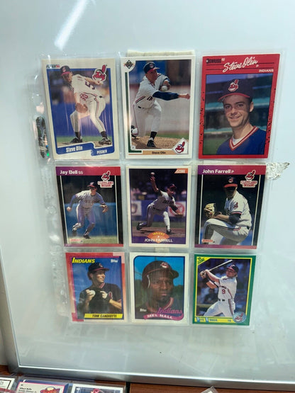 Clevland Indians/ Guardians Lots (9) Card with multiple varations to c