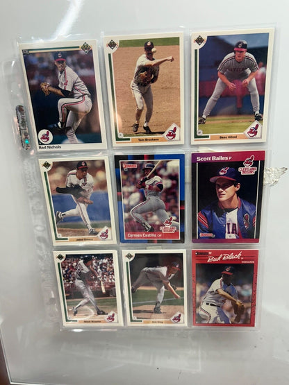 Clevland Indians/ Guardians Lots (9) Card with multiple varations to c