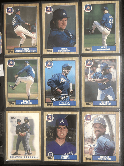 Atlanta Braves 70 + Different Lot Varations of Braves from years 1975-