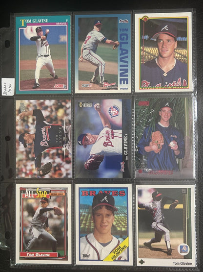 Atlanta Braves 70 + Different Lot Varations of Braves from years 1975-