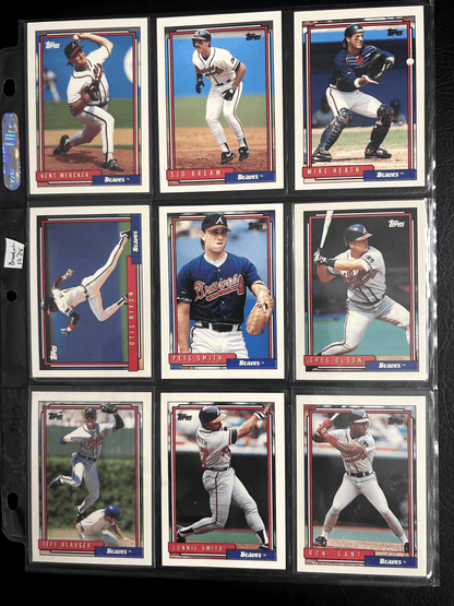Atlanta Braves 70 + Different Lot Varations of Braves from years 1975-