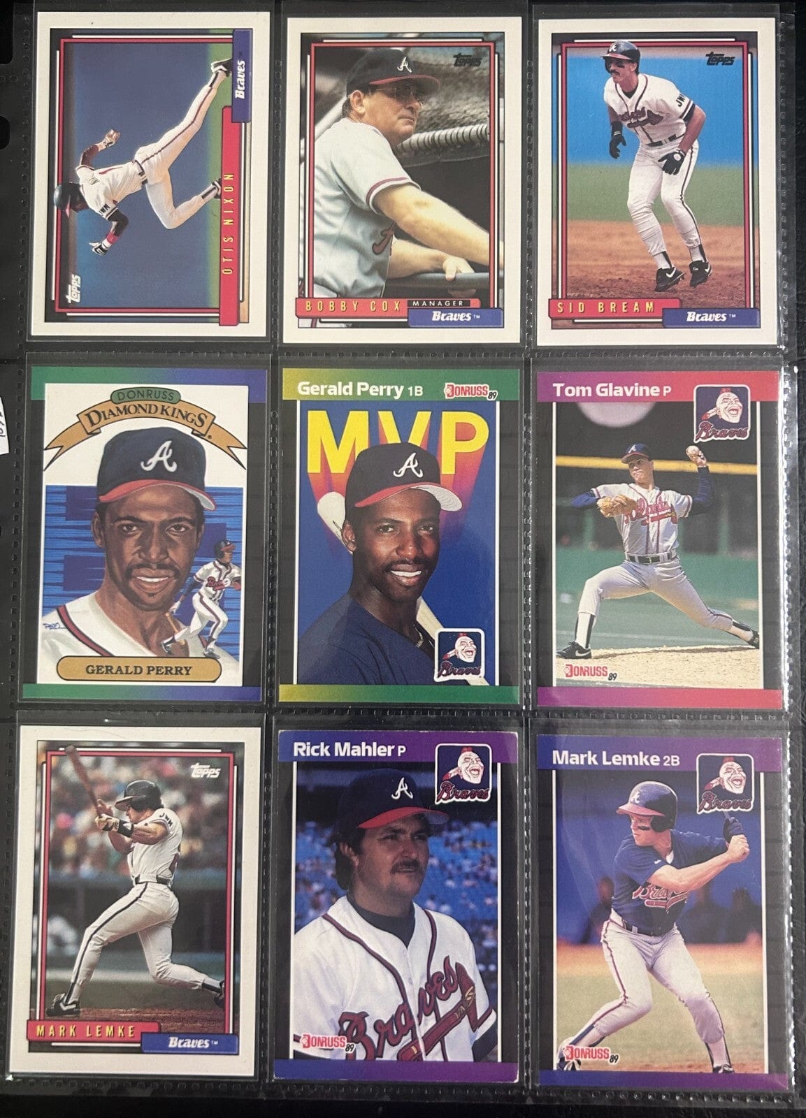Atlanta Braves 70 + Different Lot Varations of Braves from years 1975-