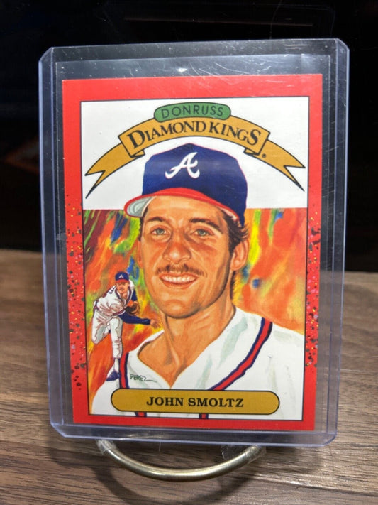 1990 Donruss - Diamond Kings #8 John Smoltz