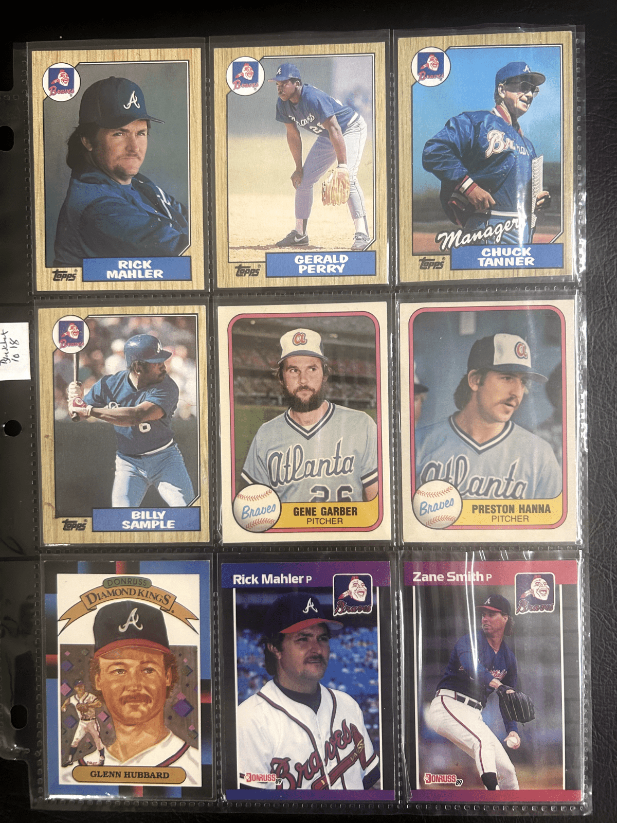 Atlanta Braves 70 + Different Lot Varations of Braves from years 1975-