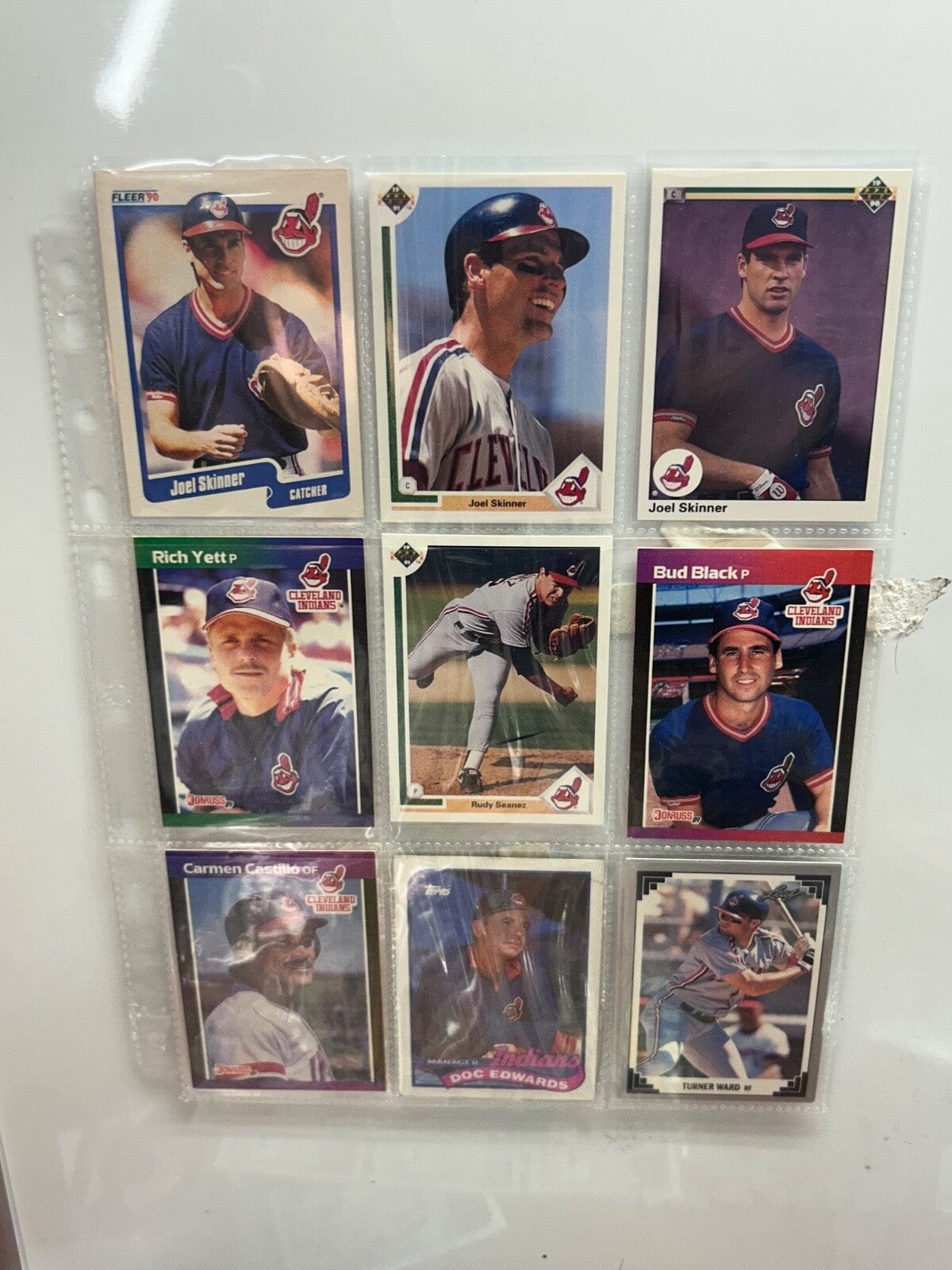 Clevland Indians/ Guardians Lots (9) Card with multiple varations to c