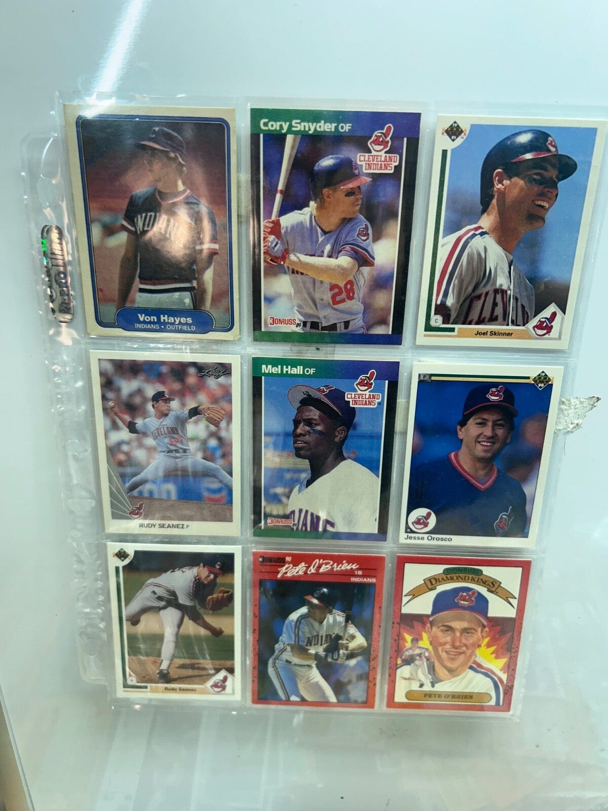 Clevland Indians/ Guardians Lots (9) Card with multiple varations to c