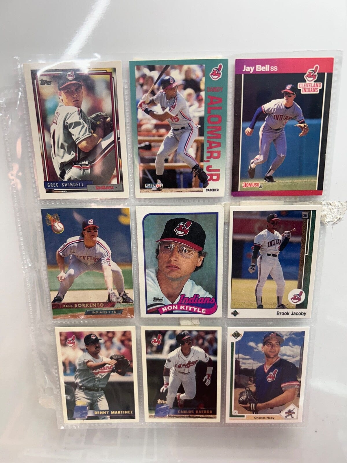 Clevland Indians/ Guardians Lots (9) Card with multiple varations to c