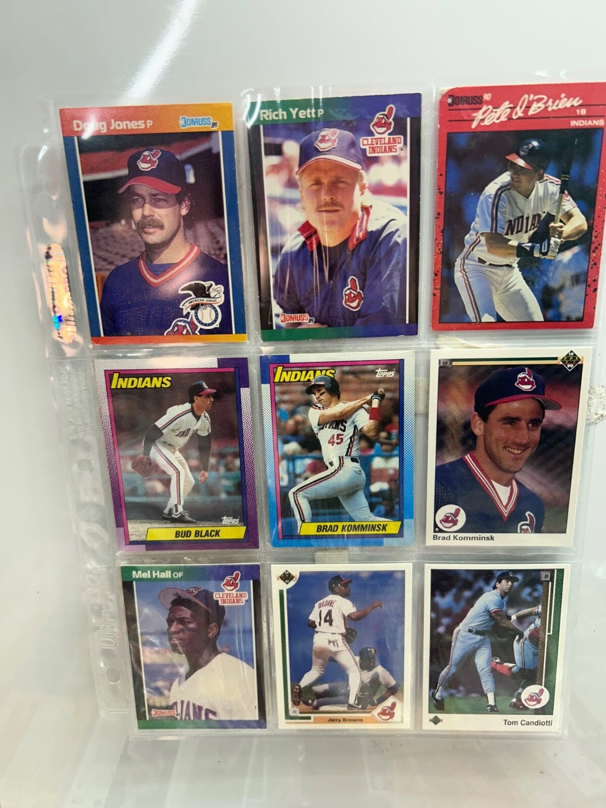 Clevland Indians/ Guardians Lots (9) Card with multiple varations to c