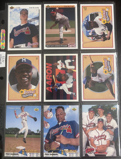 Atlanta Braves 70 + Different Lot Varations of Braves from years 1975-