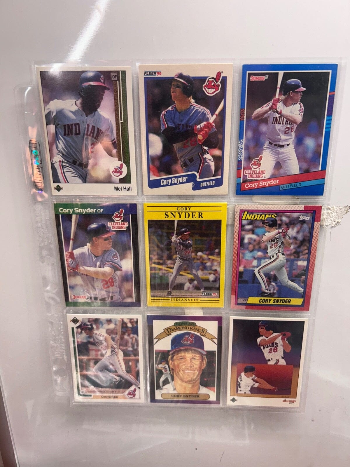 Clevland Indians/ Guardians Lots (9) Card with multiple varations to c