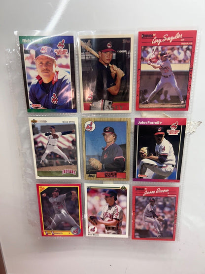 Clevland Indians/ Guardians Lots (9) Card with multiple varations to c