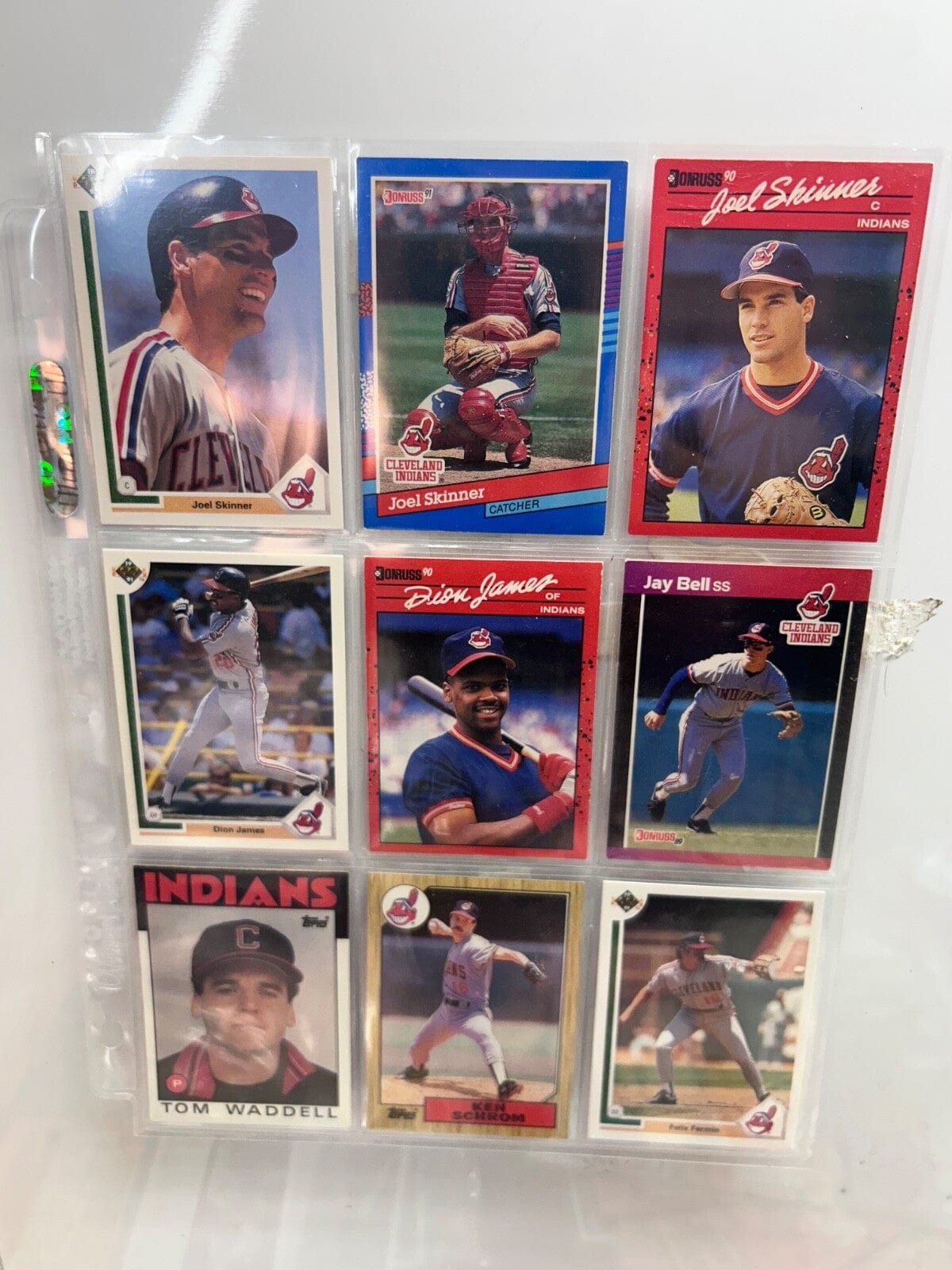 Clevland Indians/ Guardians Lots (9) Card with multiple varations to c