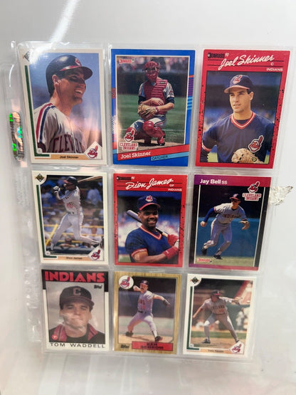 Clevland Indians/ Guardians Lots (9) Card with multiple varations to c