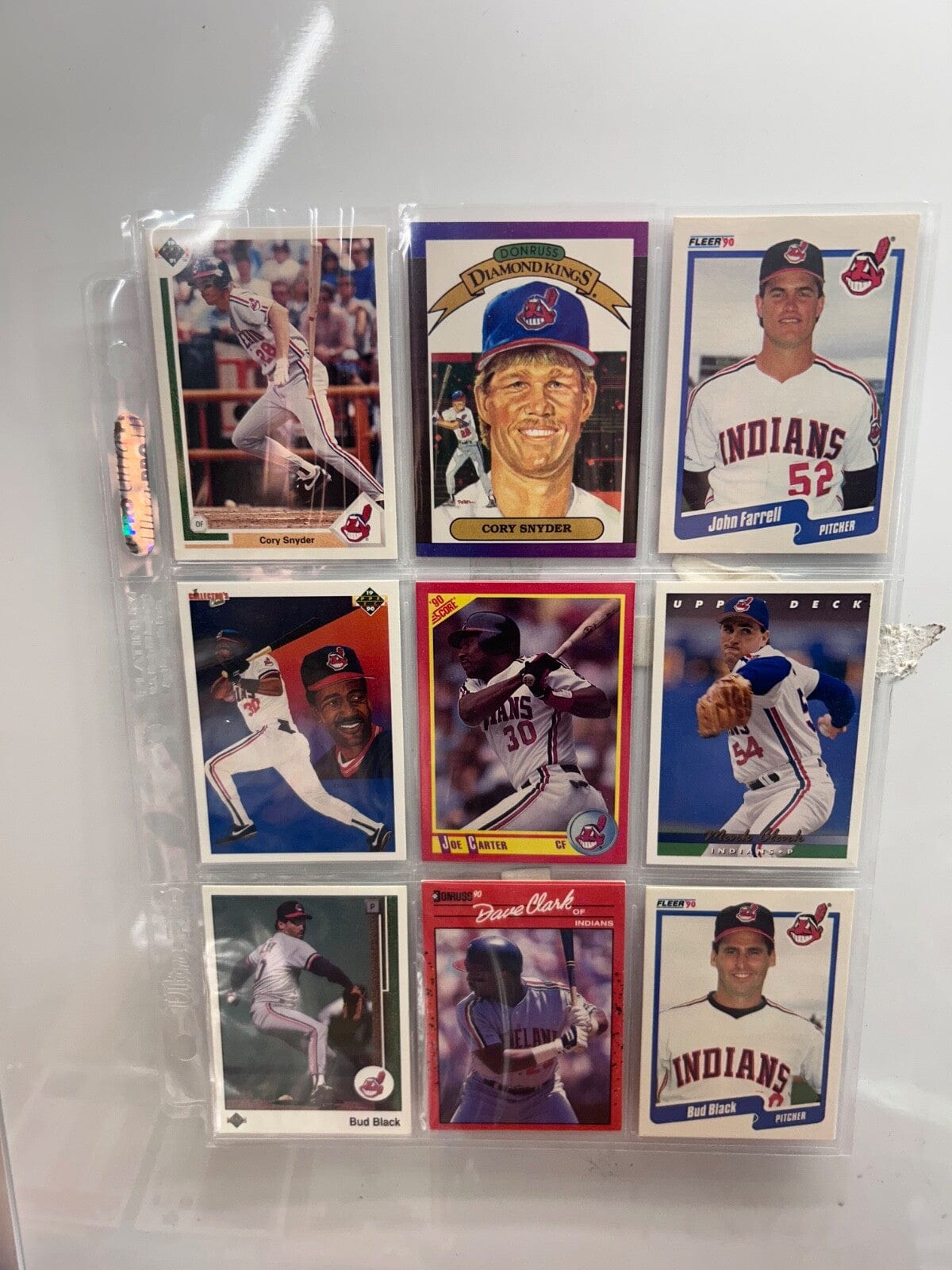 Clevland Indians/ Guardians Lots (9) Card with multiple varations to c