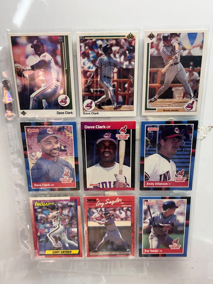 Clevland Indians/ Guardians Lots (9) Card with multiple varations to c