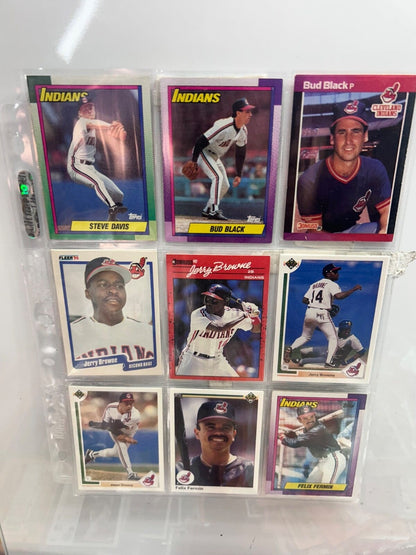 Clevland Indians/ Guardians Lots (9) Card with multiple varations to c