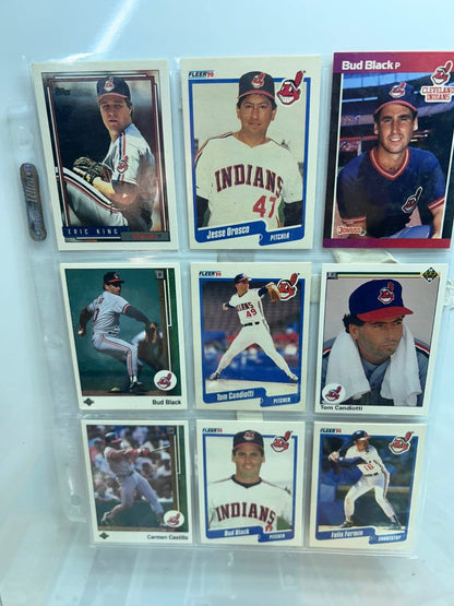 Clevland Indians/ Guardians Lots (9) Card with multiple varations to c