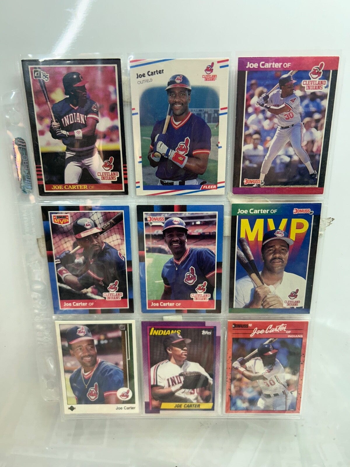 Clevland Indians/ Guardians Lots (9) Card with multiple varations to c