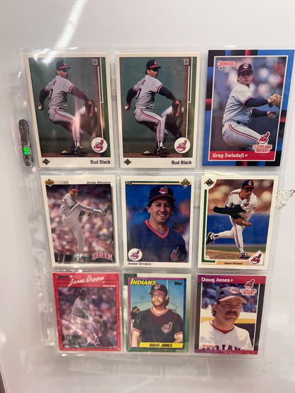 Clevland Indians/ Guardians Lots (9) Card with multiple varations to c