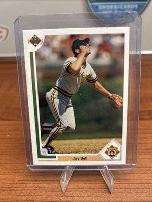 Cheap Sneaks Footwear/Sports Cards 1991 Upper Deck MLB Pittsburgh Pirates Jay Bell #183 Baseball Card