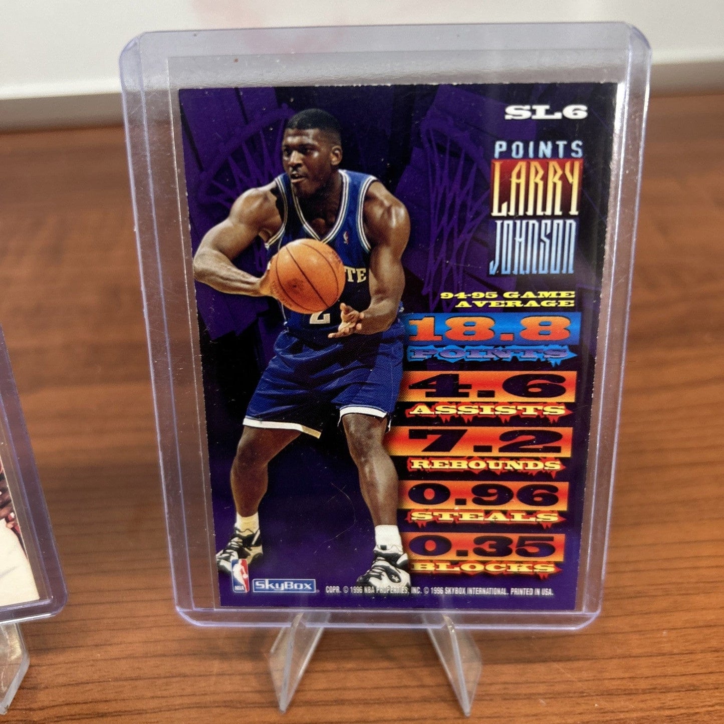 Cheap Sneaks Footwear/Sports Cards 1993-94 Fleer Ultra Basketball #364 Larry Johnson USA
