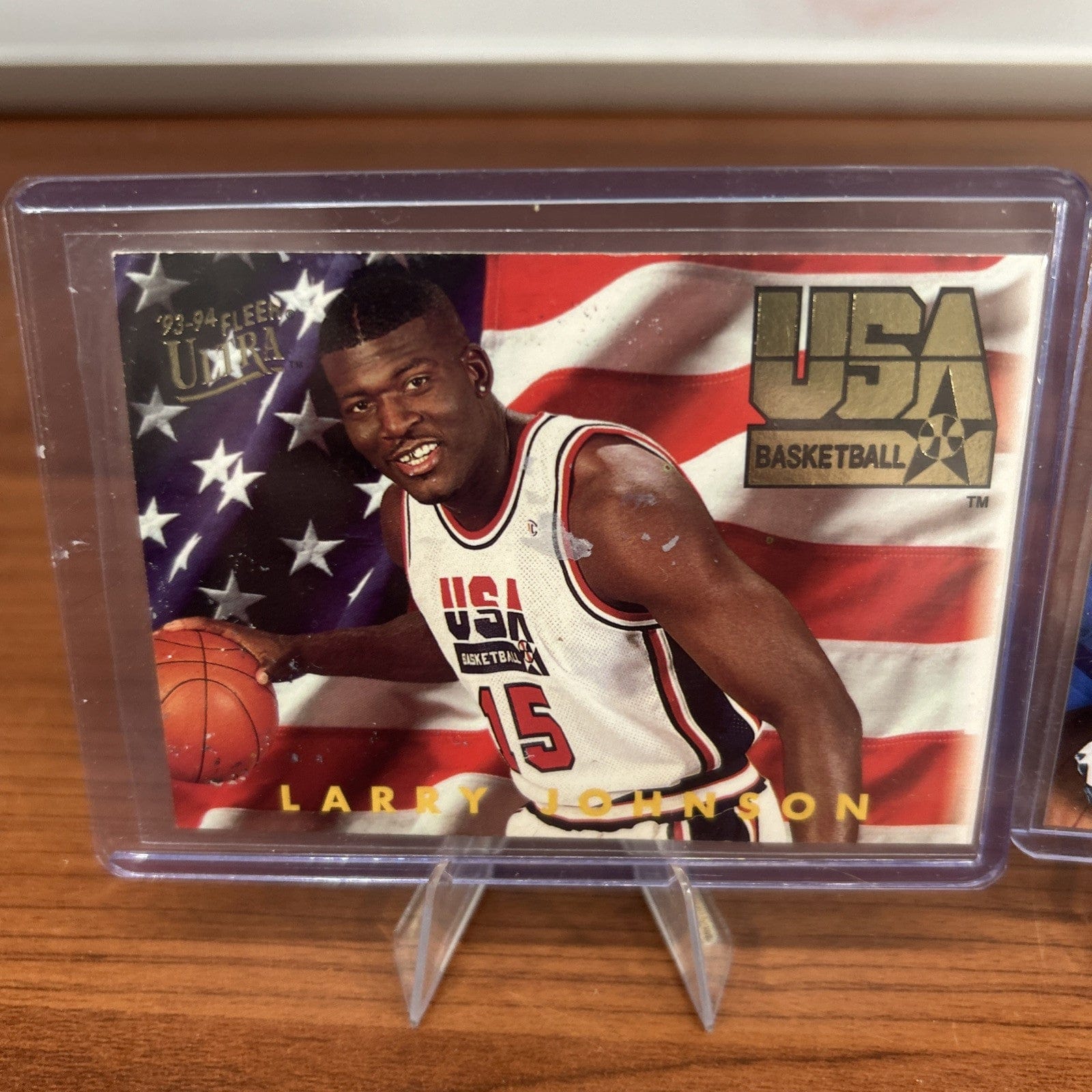 Cheap Sneaks Footwear/Sports Cards 1993-94 Fleer Ultra Basketball #364 Larry Johnson USA