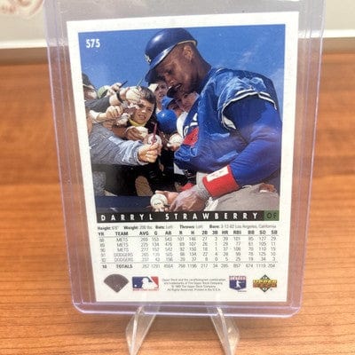Cheap Sneaks Footwear/Sports Cards 1993 UPPER DECK  #575 DARRYL STRAWBERRY