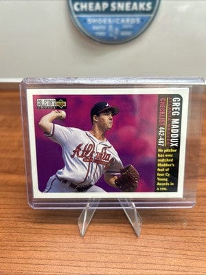 Cheap Sneaks Footwear/Sports Cards 1996 Collector's Choice #754 Greg Maddux