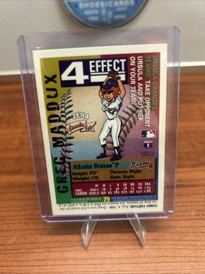 Cheap Sneaks Footwear/Sports Cards 1996 MLB Topps 'Bazooka' Baseball | Greg Maddux | #79 | Atlanta Braves