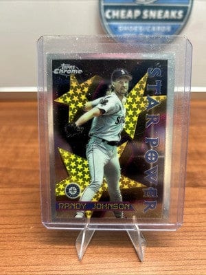 Cheap Sneaks Footwear/Sports Cards 1996 Topps Chrome #84 Randy Johnson Star Power  Seattle Mariners 10192