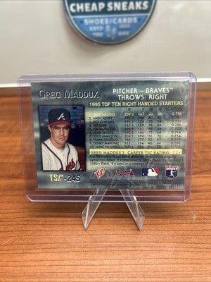 Cheap Sneaks Footwear/Sports Cards 1996 Topps Stadium Club Baseball #245 Greg Maddux Atlanta Braves HOF
