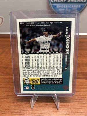 Cheap Sneaks Footwear/Sports Cards 1997 Upper Deck Collectors Choice Randy Johnson 485