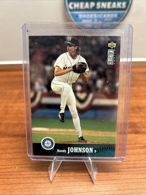 Cheap Sneaks Footwear/Sports Cards 1997 Upper Deck Collectors Choice Randy Johnson 485