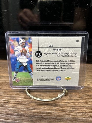 Cheap Sneaks Footwear/Sports Cards 1998 Upper Deck Define The Game Dan Marino #DG1