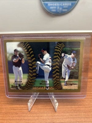 Cheap Sneaks Footwear/Sports Cards 1999 Topps #NNO Roger Clemens / Greg Maddux / Kerry Wood MVP Promotion