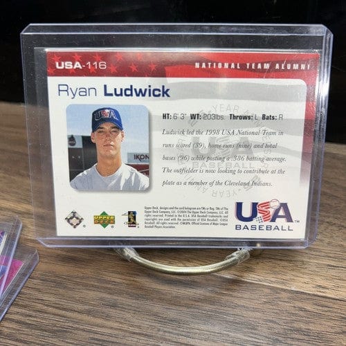 Cheap Sneaks Footwear/Sports Cards 2004 USA Baseball 25th Anniversary #116 Ryan Ludwick