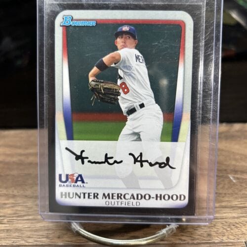 Cheap Sneaks Footwear/Sports Cards 2011 Bowman Draft Picks & Prospects Chrome Hunter Mercado-Hood USA #BD