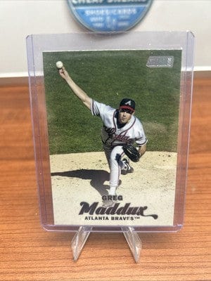 Cheap Sneaks Footwear/Sports Cards 2017 Stadium Club #9 Greg Maddux Atlanta Braves Baseball