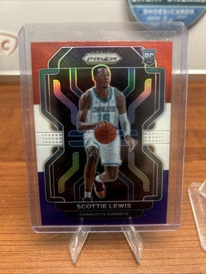 Cheap Sneaks Footwear/Sports Cards 2021-22 Panini Prizm Scottie Lewis RC Rookie Red, White & Blue Prizm 2