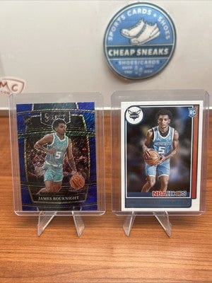 Cheap Sneaks Footwear/Sports Cards 2021-22 Panini Select #37 James Bouknight Blue Shimmer Prizms
